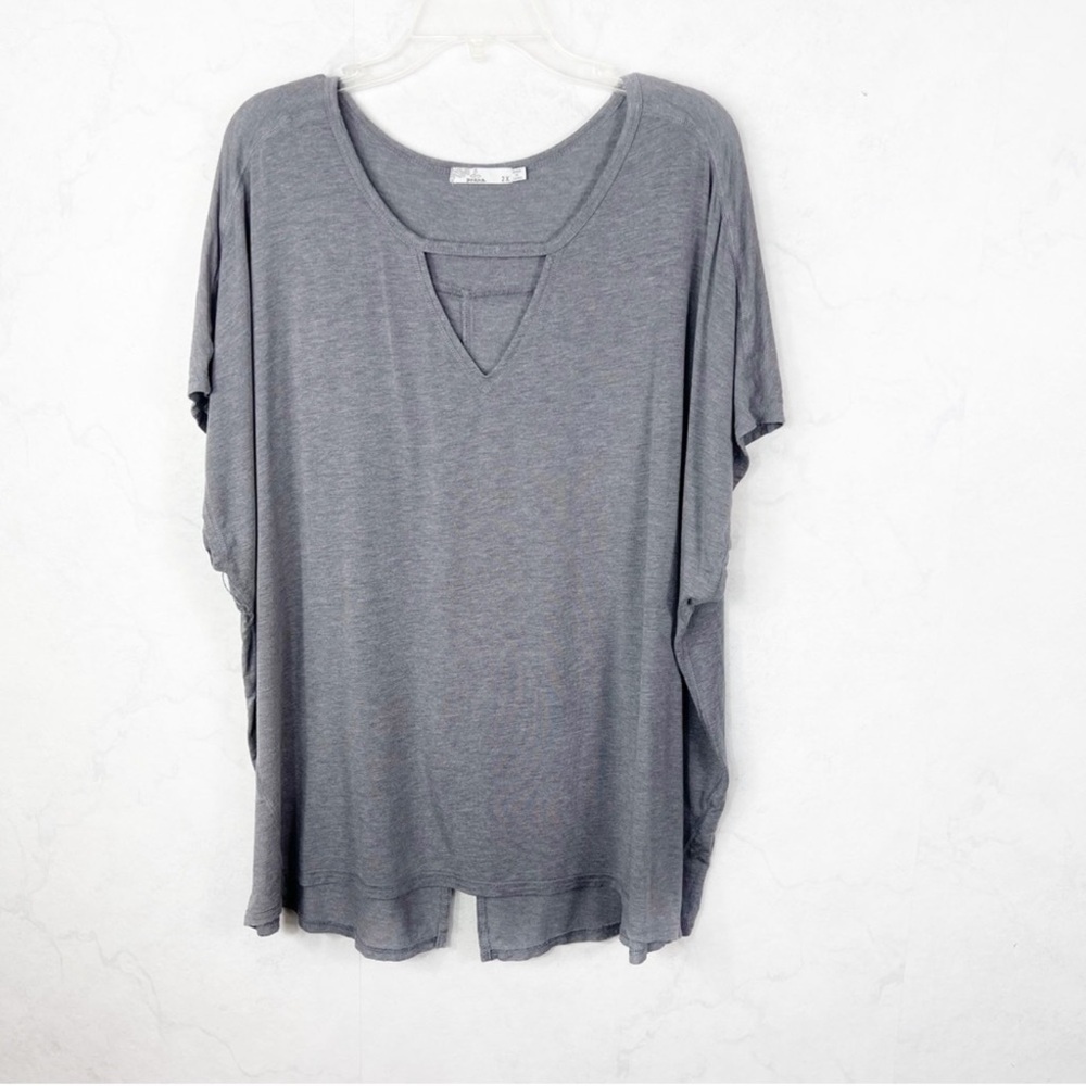 Prana Gray Women's Short Sleeve Tee